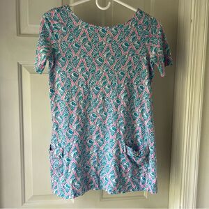Lilly Pulitzer Girl's Seashell Dress XL 12-14